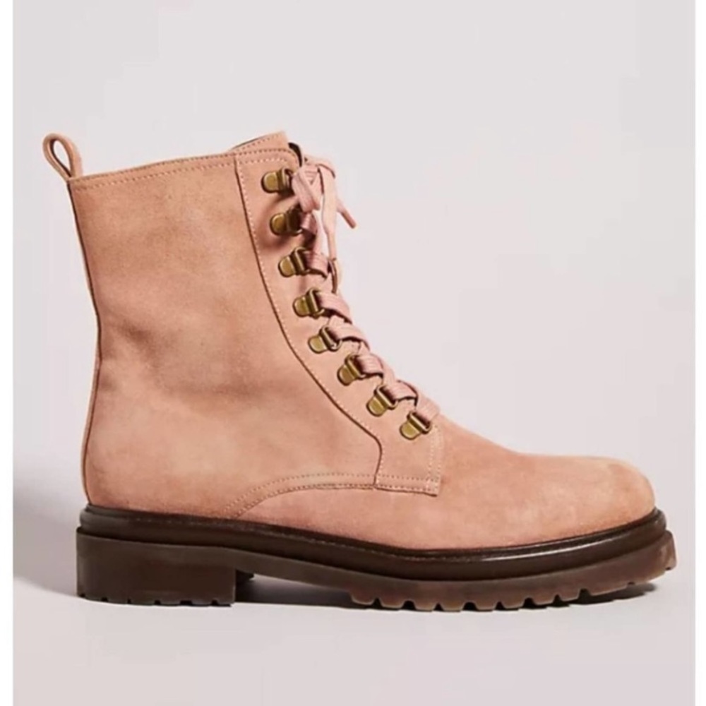 NIB Anthropologie Shane Lace-Up Combat Boots 6